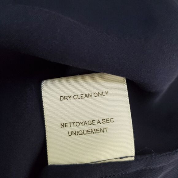 Joie Venicia Pocket-Front Silk Blouse size XS in Navy - Picture 13 of 13